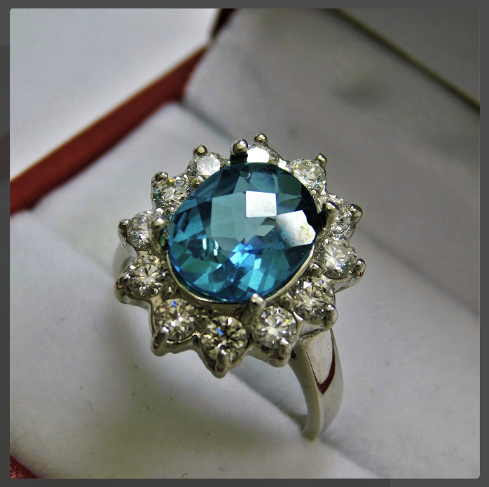 Blue Apatite Crystal For Reiki Healing