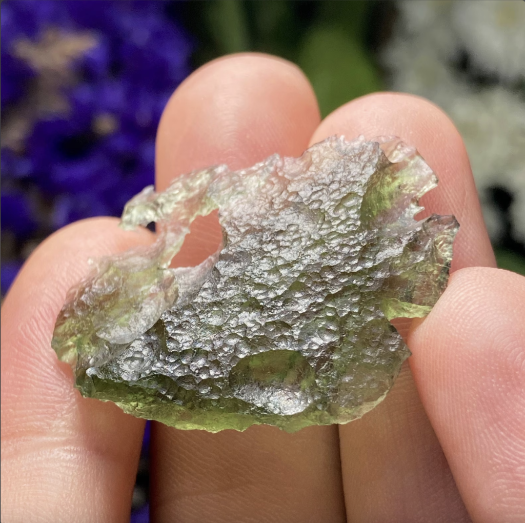 Moldavite Crystal For Reiki Healing
